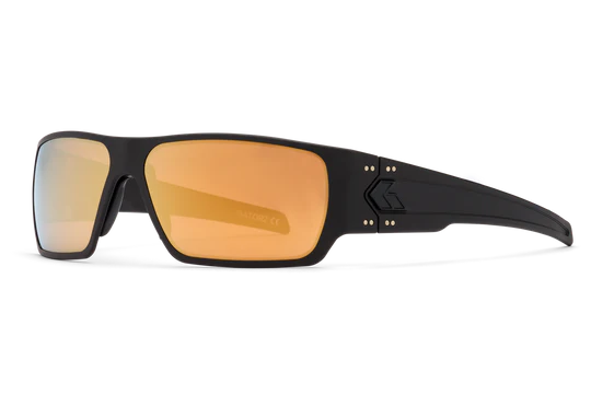 Gatorz Eyewear Specter - Polar - Sunburst Mirror Polarized - Black Cerakote w/Black Logo