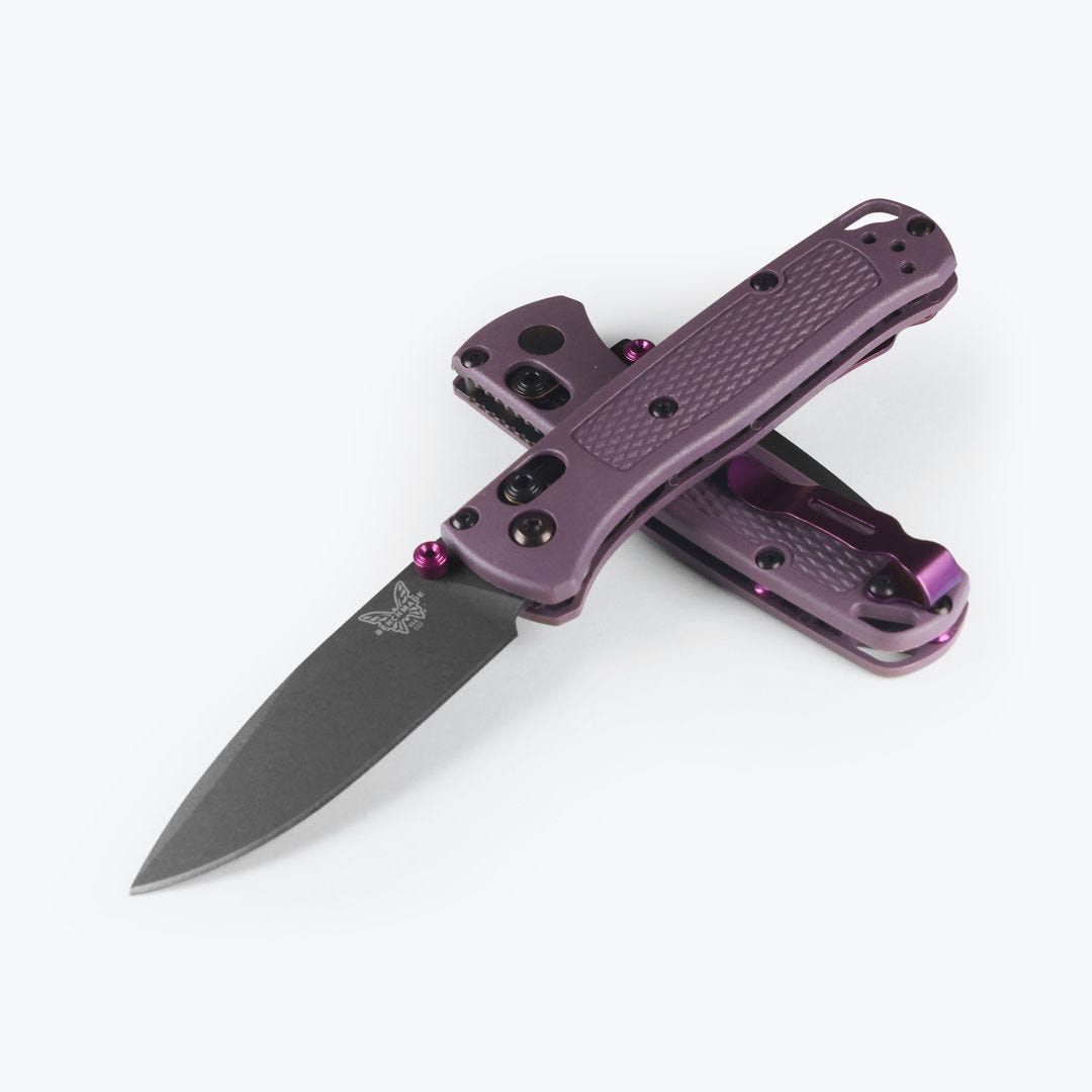 Benchmade Mini Bugout® |Dark Purple Grivory®