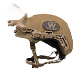 TEAM WENDY EXFIL BALLISTIC VISOR: COYOTE BROWN - SIZE 2 XL - RAIL 3.0 COMPATIBLE ONLY