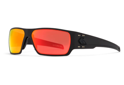 Gatorz Eyewear Specter - Polar - Sunburst Mirror Polarized - Black Cerakote w/Black Logo