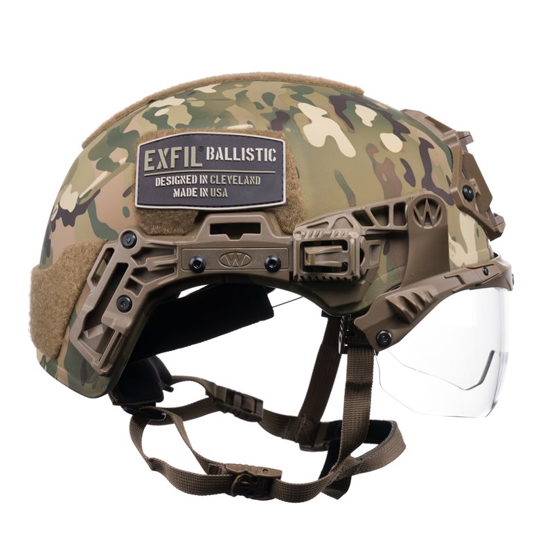 TEAM WENDY EXFIL BALLISTIC VISOR: COYOTE BROWN - SIZE 2 XL - RAIL 3.0 COMPATIBLE ONLY