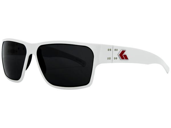 GATORZ DELTA - WHITE CERAKOTE W/ RED LOGO - SMOKED LENS – Venture