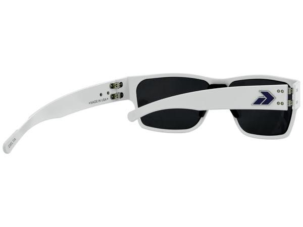 GATORZ DELTA - WHITE CERAKOTE W/ RED LOGO - SMOKED LENS – Venture